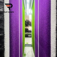 Gazon artificiel personnalisé pour l'entraînement fonctionnel avec traîneau, fabriqué par Pilot Sports OEM, en PE, motifs personnalisés