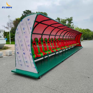 Sedili da panchina sostitutivi sportivi professionali con telaio in alluminio e materiale resistente ai raggi UV per campi sportivi - Product Image 3