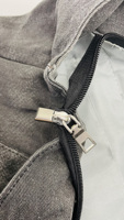 Brodé Coton Denim Fourre-Tout Sac À Bandoulière Oversize Hobo Bourse Cadeau Sac À Main Style Décontracté Voyage Shopper Sac À Main Avec Fermeture Éclair