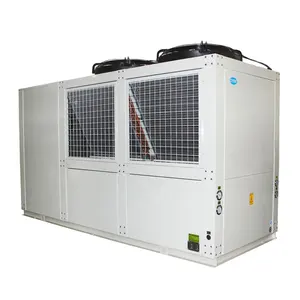 Air cooled Water Chiller with free 50-55C degree hot water from waste heat