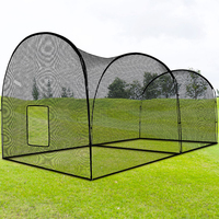 Cage de frappe portable robuste pour entraînement en extérieur, équipement de baseball et softball, filet de baseball pour cages