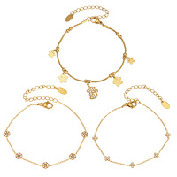 Bracelet Mili Zircon 5A de style français, léger et luxueux, avec pendentif griffe de chat, en acier inoxydable plaqué or 18 carats, style Instagram
