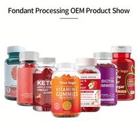 Gummies de collagène hydrolysé végétaliennes à marque privée avec vitamines pour hommes et femmes, favorisant la croissance des cheveux