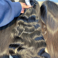 Cabello Humano Rizado Natural Birmano 100% Real, Ondulado, con Doble Trama a Máquina, Paquetes de Lujo