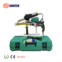 Extrudeuse à main en plastique, pistolet de soudage par Extrusion à Air chaud, pour le soudage de feuilles en HDPE, 1600W, 10 pièces