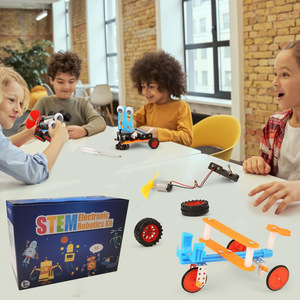 6 ב 1 ערכות גזע רובוט דיי ערכת עבור ילדים גזע צעצועי חינוך רובוט מדע הנדסת צעצועים - Product Image 5