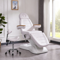 Table de massage électrique professionnelle 3 moteurs de qualité médicale pour spa, soins du visage, cils et tatouages – Réglable