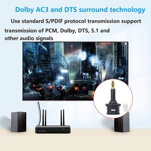 Adaptateur <span class=keywords><strong>Toslink</strong></span> à fibre <span class=keywords><strong>optique</strong></span> de haute qualité <span class=keywords><strong>Toslink</strong></span> femelle <span class=keywords><strong>Mini</strong></span> prise Audio mâle connecteur <span class=keywords><strong>Toslink</strong></span> optimal pour câbles Audio vidéo - Product Image 6