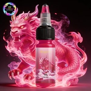 Tinta de Tatuaje UV de 15 ml, 8 Colores, Pigmento Fluorescente Temporal para Aerógrafo, para Fiestas Nocturnas, Discotecas, Arte Corporal - Product Image 1