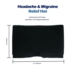 Migraine Relief Cap Headache Cap Migraine Ice Hat Migraine Ice Head Wrap Cold Gel Ice Pack Mask For Puffy Eyes Tension Sinus
