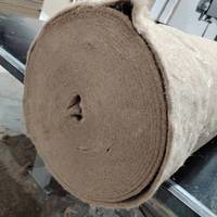 Feutre de jute aiguilleté respirant et biodégradable en fibres de coco à haute rétention d'eau, non tissé et thermocollant