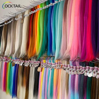 Cheveux tressés pré-étirés Fashional couleur mélangée or rose 300 sortes de couleurs tresse facile
