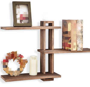 Hot Sales <strong>3</strong> <strong>Tier</strong> Wall Mounted <strong>Wood</strong> Storage <strong>Shelf</strong> Floating Display <strong>Shelves</strong> - Product Image 1