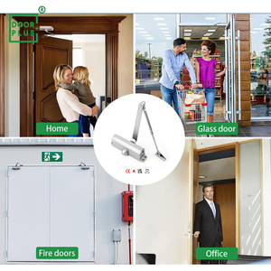 Ferme-<span class=keywords><strong>porte</strong></span> automatique robuste Doorpuls, résistant au feu, 40-120 kg, ferme-<span class=keywords><strong>porte</strong></span> hydraulique réglable en alliage d'aluminium - Product Image 5