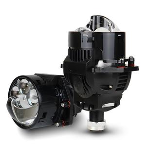 Faros Delanteros de Proyector Láser Bi-LED de Alta Potencia, 60 Vatios, 10000 Lúmenes, 6000K, 3 Pulgadas, Ajuste Universal para Autos - Product Image 1