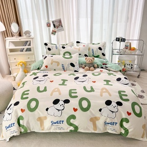 베스트셀러 도매 프린트 침대 시트 맞춤형 침구 세트 꽃무늬 침대 시트 퀸 사이즈 - Product Image 5