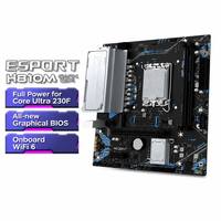 Carte mère H810M GANK WIFI LGA1851 DDR5 compatible avec Core Ultra 230F, WiFi 6 intégré, pleine puissance, Micro ATX, pour ordinateur de bureau