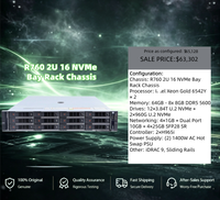 Nouveau serveur IA PowerEdge R750XS R750 R760XS R760 R740 R740XD SSD HDD NVMe U.2 U.3 en rack, en stock, à prix réduit