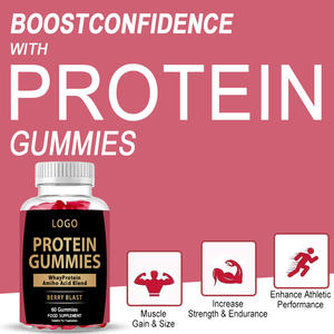 Gommes aux protéines de lactosérum-saveur de baies mélangées haute teneur en protéines par portion sans sucre supplément végétarien pratique de protéines de lactosérum - Product Image 4