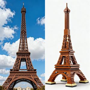 Modelo de Arquitectura de Monumentos Personalizado, Juguete DIY de ABS a Escala 1:12, OEM ODM, Bloques de Construcción de Monumentos Mundiales, Monumento Urbano - Product Image 2