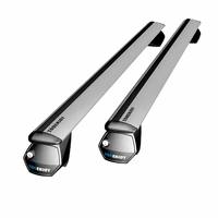 Système de barres de toit professionnelles pour voiture - Barres en aluminium aérodynamiques avec sécurité par clé, compatibles avec la plupart des modèles de SUV