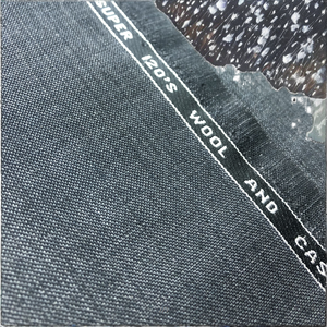 High Quality Worsted Yarn Dyed Woven Wool/Polyester Anti-Pill Suiting Fabrics for Jacket & Garment - Product Image 2