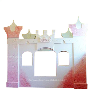 <span class=keywords><strong>Lit</strong></span> de princesse avec design thème château pour enfants, <span class=keywords><strong>lit</strong></span> simple pour chambre de filles, <span class=keywords><strong>lit</strong></span> base secrète, personnalisation complète pour chambre d'enfants - Product Image 5