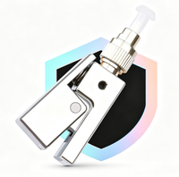 Adaptateur de fibre optique carré FC, connecteur rapide pour cordon de brassage à fibre nue