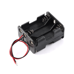 AA电池座双面弹簧塑料AA电池盒背对背带线4/6/8插槽AA电池盒6V/9V/12V - Product Image 3