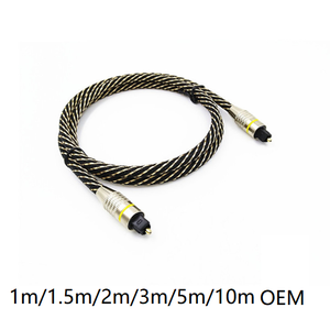 Chất Lượng Cao 1M 1.5M 2M 3M 5M 10M Pet Net Bện Toslink Kỹ Thuật Số Sợi cáp Quang - Product Image 3