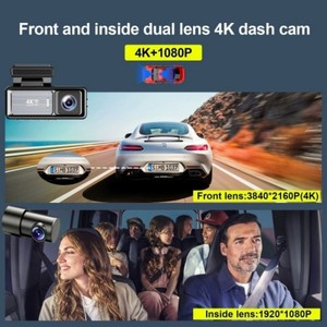 Videoregistratore DVR per <span class=keywords><strong>Auto</strong></span> 4G Portatile con Doppia Lente 1080P, GPS, Schermo IPS Touchscreen, WiFi, Cloud e Monitoraggio Remoto Tramite App - Product Image 2
