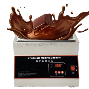 Fundidor de Chocolate Eléctrico Comercial Digital de 4 Recipientes de Acero Inoxidable para la Elaboración de Chocolate - Product Image 2