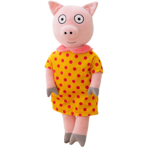 Muñecos de Peluche de George Pig y <span class=keywords><strong>Rebecca</strong></span> Rabbit, Adorables y Abrazables, Rellenos de Algodón PP, Juguete para Niños, Venta al por Mayor - Product Image 5