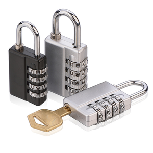 <span class=keywords><strong>Candado</strong></span> Portátil YH1267 de Combinación de Alta Resistencia con 4 Dígitos de Aleación de Zinc <span class=keywords><strong>para</strong></span> Seguridad, Negro, <span class=keywords><strong>para</strong></span> Armario, Valla, con Llave - Product Image 3