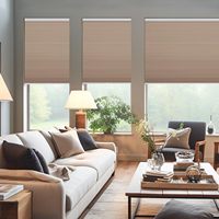 Volets cellulaires stores occultants sans fil en nid d'abeille pare-soleil stores à rideaux plissés pour la décoration d'hôtel et de maison