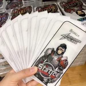 Protector de Pantalla de Vidrio Templado <span class=keywords><strong>Gorilla</strong></span> 8K de Alta Dureza con Borde Curvo Grande y Recubrimiento Antihuellas para <span class=keywords><strong>iPhone</strong></span> 17 Pro Max - Product Image 3