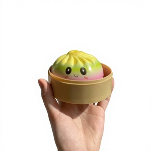 Jouet anti-stress en PU en forme de grand bouillon de viande réaliste, à presser, amusant, type Xiao Long Bao, à récupération lente - Product Image 5