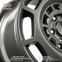 Jantes de voiture 16-30 pouces 6x139.7 6x135 Gris Anthracite Multi-Rayons en Alliage Forgé 6-Brés Brillant Modifiées pour SUV