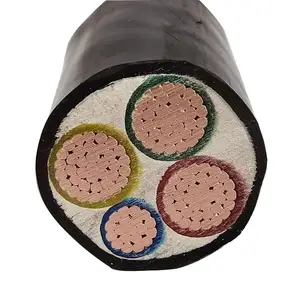 copper conductor xlpe insulated pvc sheathed YJV 4 core 150mm power cable