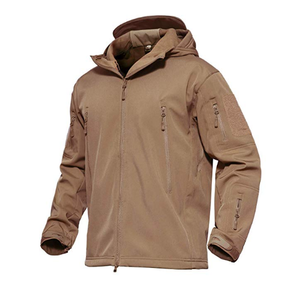 Chaqueta Táctica de Combate HBJ01 Color Caqui Marrón, Impermeable, con Cierre en la Parte Inferior del Brazo, Multibolsillos de Alta Calidad - Product Image 1
