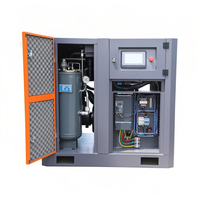 Compresor de Aire de Tornillo Rotativo Industrial Lubricado de 22kW con Motor y Tanque |   Estacionario 220V/380V