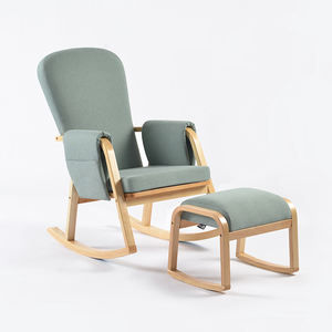 Prix raisonnable de meubles en bois courbé inclinable rembourré salon à bascule avec repose-pieds - Product Image 2