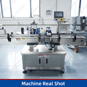 Machine d'étiquetage automatique pour canettes <span class=keywords><strong>de</strong></span> boissons, jus, bière, bouteilles rondes en <span class=keywords><strong>plastique</strong></span> PET et bocaux - Product Image 4
