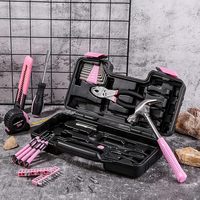 Ensemble d'outils pour femmes en acier inoxydable multi-usages de 39 pièces avec étui rigide, douilles et clés