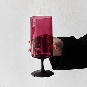 Nouvelle arrivée gobelet droit rose rouge clair <span class=keywords><strong>noir</strong></span> gobelet à <span class=keywords><strong>champagne</strong></span> et verres à vin - Product Image 6