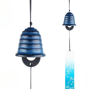 Décoration intérieure ydy, carillon éolien en métal, accessoires pour la maison, cloche ondulée, artisanat en fer forgé, cadeau à suspendre - Product Image 1