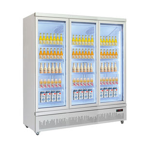 Refrigerador con 3 puertas <span class=keywords><strong>de</strong></span> cristal <span class=keywords><strong>de</strong></span> 1450L, congelador comercial <span class=keywords><strong>Frigo</strong></span> para supermercado, congelador <span class=keywords><strong>de</strong></span> <span class=keywords><strong>helados</strong></span>, nevera vertical con congelador profundo - Product Image 1