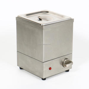 New Silver Electric Stainless Steel Sauce Dispenser Pump with <b>Chocolate</b> <b>Melt</b> Warmer AC 110-240V - Product Image 1