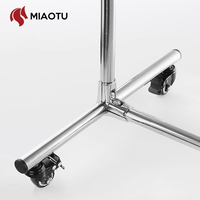 Support de fond de photographie en métal durable MIAOTU pour un rangement facile, cadre de fond pour poulie 2x2, moule privé
