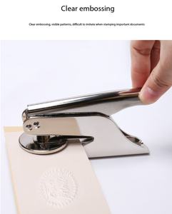 Pinza manual con sello de acero, herramienta de grabado, diseño de logotipo personalizado, placa de cobre especializada - Product Image 4